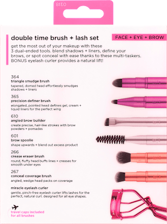 Pinselset Brush + Lash REAL TECHNIQUES