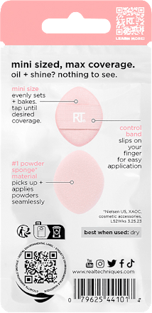 Mini Miracle Powder Puff Trio sunđeri za korektor REAL TECHNIQUES