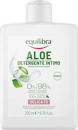 Detergente intimo delicato con aloe vera equilibra