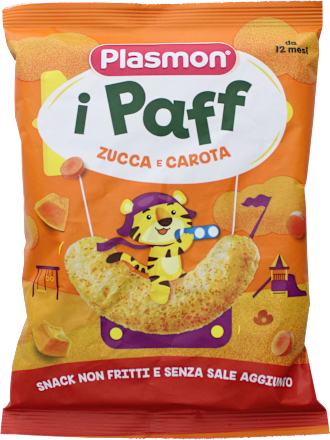 Paff con zucca e carota Plasmon