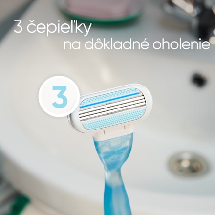 Dámsky holiaci strojček Smooth + 4 NH Gillette Venus