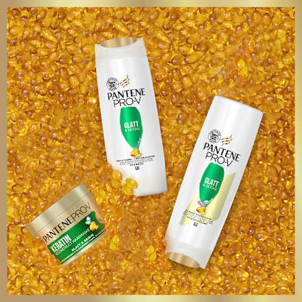 Pflegespülung Glatt & Seidig PANTENE PRO-V