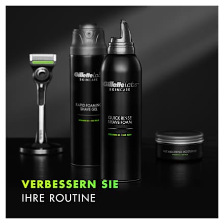 Labs Hautpflege Schnell abzuwaschender Rasierschaum Gillette