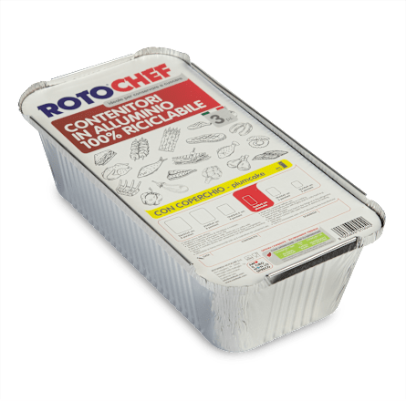 Contenitori in alluminio plumcake ROTOCHEF