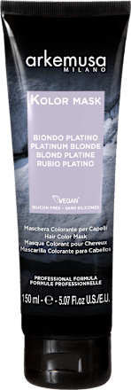 Maschera colorante per capelli Biondo Platino arkemusa MILANO