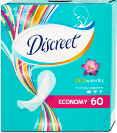 Ежедневни дамски превръзки с аромат на водна лилия Discreet