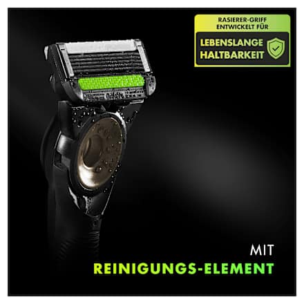 Rasierer, Labs mit 2 Klingen und Reiseetui Gillette