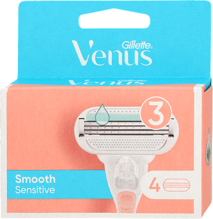 Wkłady do maszynki Smooth Sensitive Pink Gillette Venus