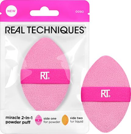Make-up Schwamm 2in1 Powder Puff REAL TECHNIQUES