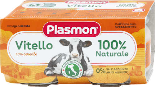 Omogeneizzato di vitello con cereale Plasmon