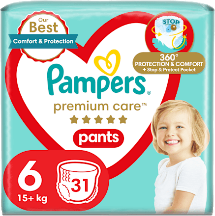 plenkové kalhotky, velikost 6 Pampers Premium Care