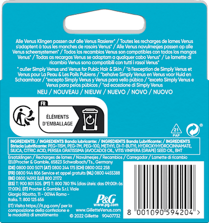 Rasierklingen, Smooth Gillette Venus