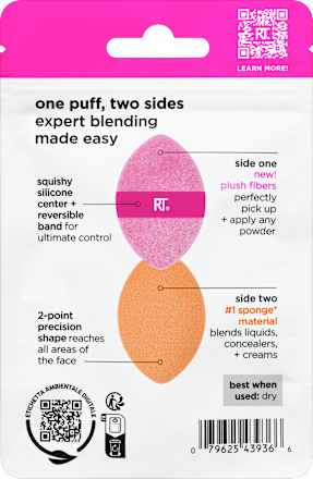 Make-up Schwamm 2in1 Powder Puff REAL TECHNIQUES