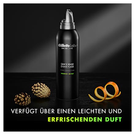 Labs Hautpflege Schnell abzuwaschender Rasierschaum Gillette