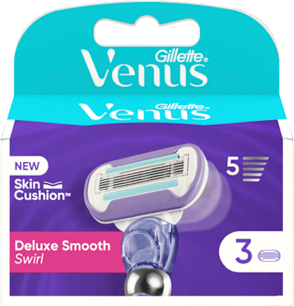 Venus Swirl 3 lamette di ricambio per rasoio da donna Gillette Venus