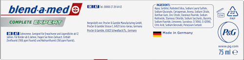 Zahnpasta Complete Protect Expert Tiefenreinigung blend-a-med