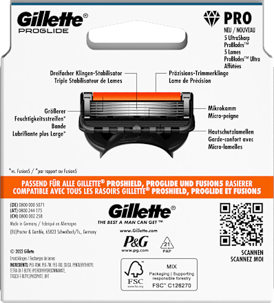 Rasierklingen, ProGlide Gillette