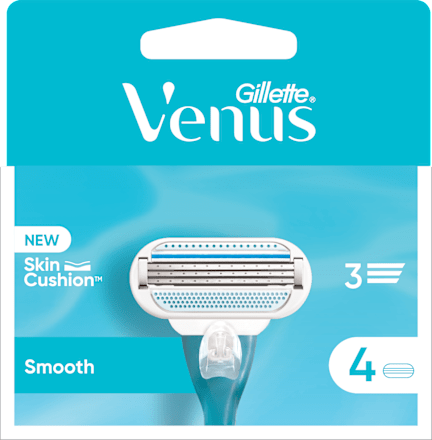 Venus Smooth 4 lamette di ricambio per rasoio da donna Gillette Venus