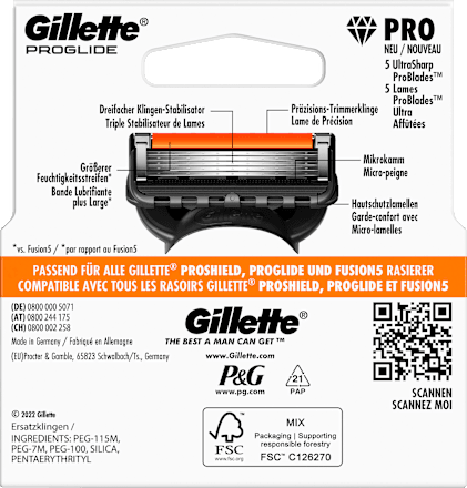 Rasierklingen, ProGlide Gillette