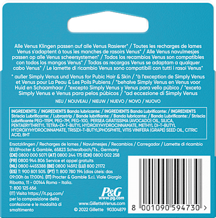 Rasierklingen, Smooth Gillette Venus