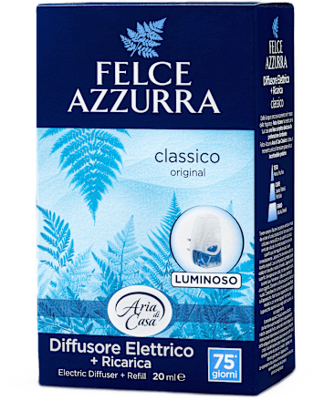 Diffusore Elettrico + Ricarica assort. FELCE AZZURRA