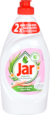Prostriedok na umývanie riadu Sensitive Aloe Vera & Pink Jasmine Jar