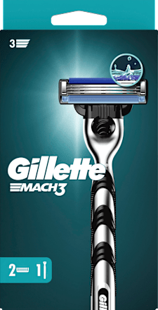 Mach3 Brivnik in nadomestni glavi Gillette