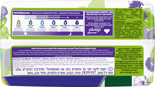 discreet Einlagen Inkontinenz Normal Mega Pack always