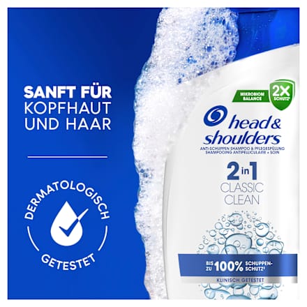 Shampoo 2in1 Classic Anti-Schuppen head&shoulders