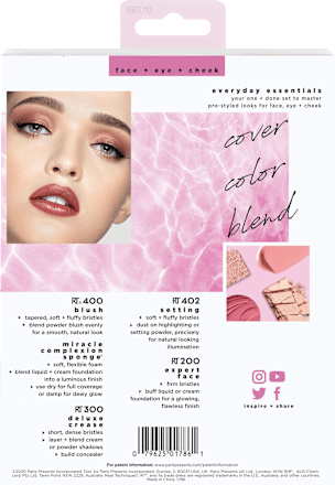 Essentials set pensule pentru machiaj REAL TECHNIQUES
