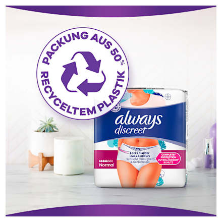 discreet Pants Inkontinenz Gr. L Plus  always