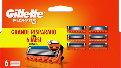 Lame di ricambio per rasoio Fusion5 Manual Cabrio Gillette
