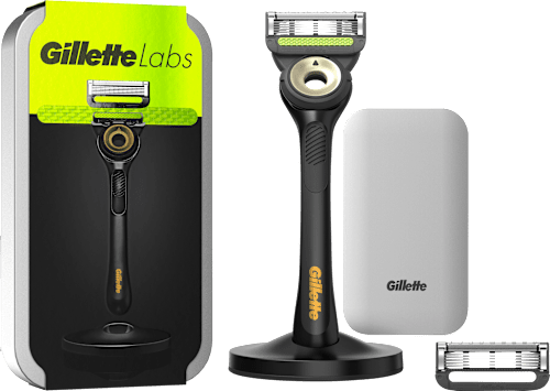 Rasierer, Labs mit 2 Klingen und Reiseetui Gillette
