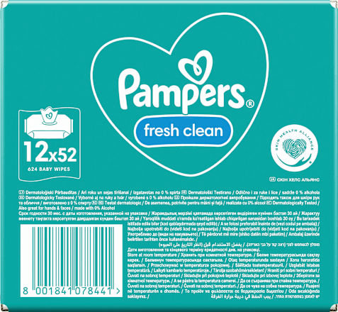 Feuchttücher fresh clean (12x52 St) Pampers
