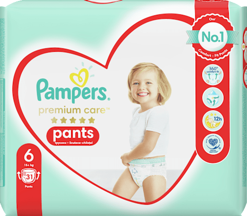 Premium Care pelene gaćice, vel. 6 (15+ kg) Pampers Premium Care