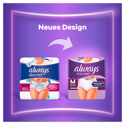 discreet Pants Inkontinenz Plus Gr. L, Vorteilspack (4x8 St) always