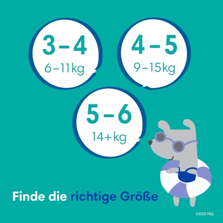 Schwimmwindeln Gr. 3-4 (6-11 kg) Pampers Splashers