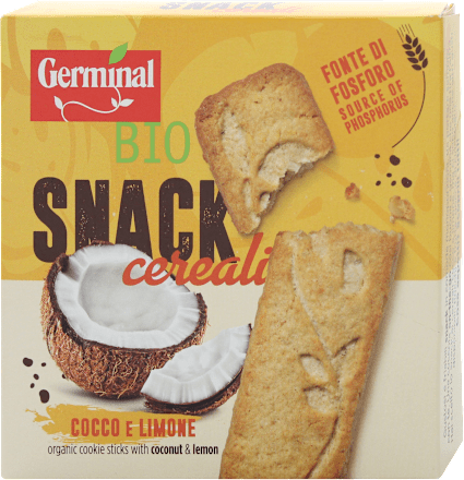 Snack cereali cocco e limone Germinal BIO
