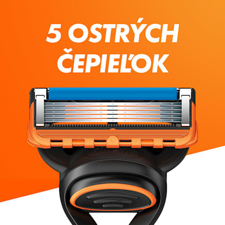 Pánsky holiaci strojček Fusion5 + 2 náhradné hlavice Gillette