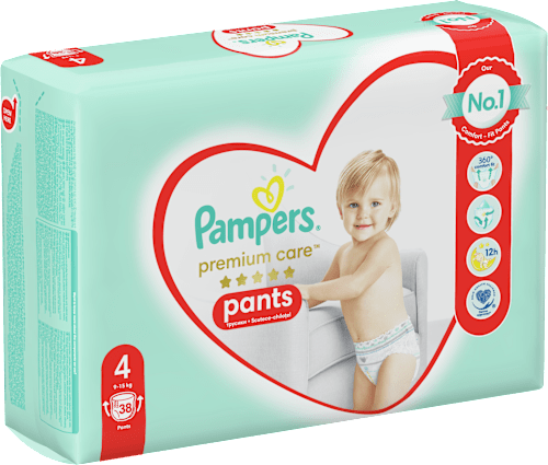 Гащички 4 (9-15 кг) Pampers Premium Care