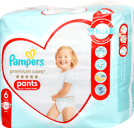 Гащички 6 (15+ кг) Pampers Premium Care