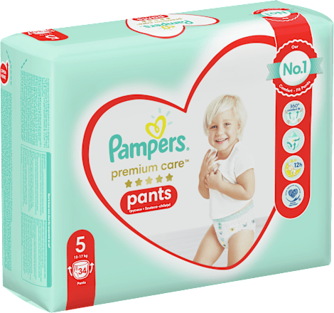 Гащички 5 (12-17 кг) Pampers Premium Care