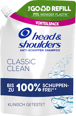 Anti-Schuppen-Shampoo Classic Clean Nachfüllpack head&shoulders