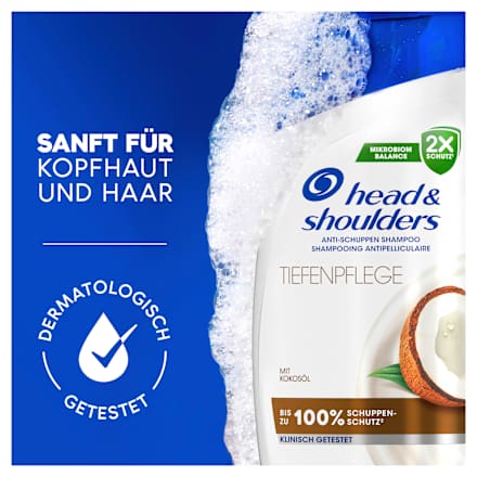 Shampoo Anti-Schuppen Tiefenpflege mit Kokosnussöl head&shoulders