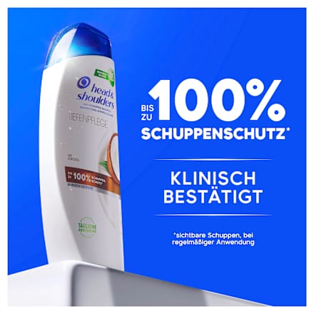 Shampoo Anti-Schuppen Tiefenpflege mit Kokosnussöl head&shoulders