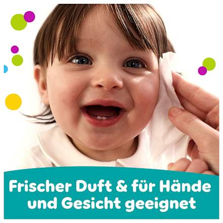 Feuchttücher Fresh Clean (6 x 52 Stück)  Pampers