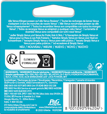 Rasierklingen, Smooth Gillette Venus