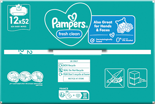 Feuchttücher fresh clean (12x52 St) Pampers