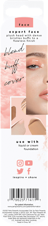 expert face četkica za nanošenje tečnog ili krematog pudera REAL TECHNIQUES
