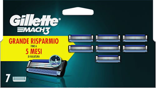 Lame di ricambio per rasoio Mach3® Standard Gillette